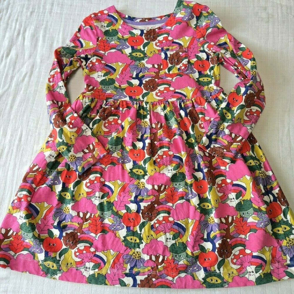 Mini Boden Fall Fruit & Veg Dress 7-8